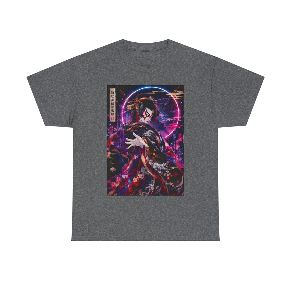 Anime Kimono Tee — Neon Samurai Aesthetic