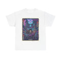 Cyberpunk Samurai T-Shirt — Neon Night Streets Graphic Tee - Japanese Streetwear T-Shirt | Tokyo Style X