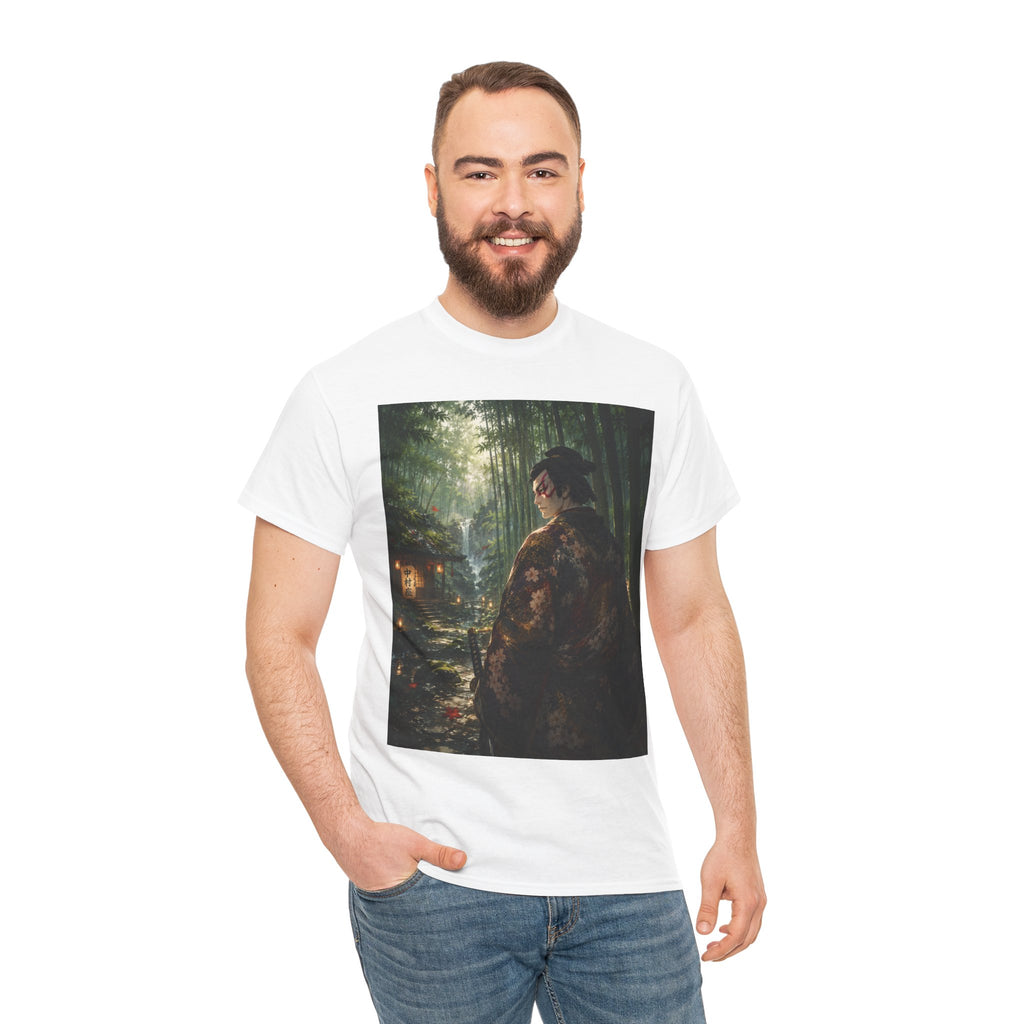 Japanese Geisha Forest Night T-Shirt