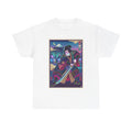 Samurai Night T-Shirt — Neon Ukiyo-e Sword Art Tee - Japanese Streetwear T-Shirt | Tokyo Style X