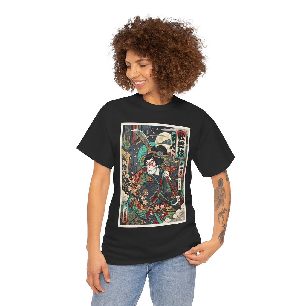 Samurai Ukiyo-e T-Shirt — Vintage Japanese Warrior Graphic Tee