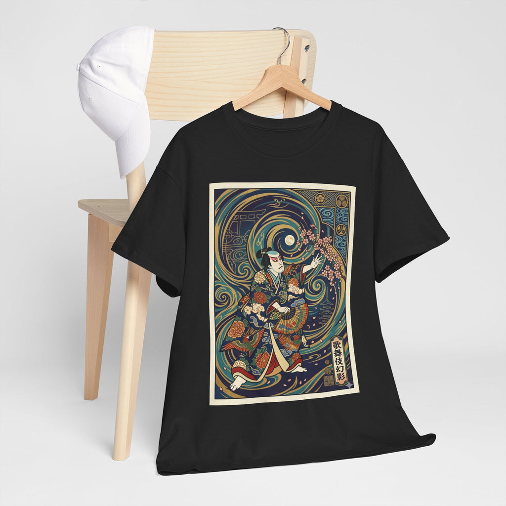 Mythic Dancer Graphic Tee — Vintage Japanese Ukiyo-e Style