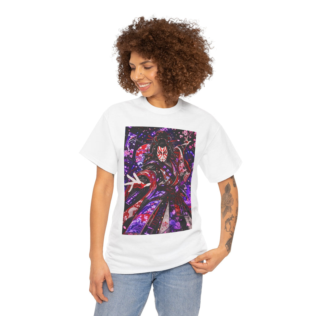 Demon Samurai Graphic Tee — Bold Anime Warrior T-Shirt