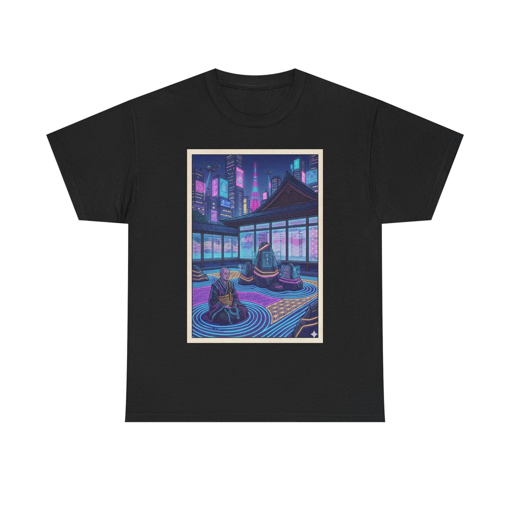 Retro Neon Rooftop Zen Tee