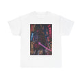 Cyberpunk City Night Tee — Neon Tokyo Streetscape Graphic T-Shirt