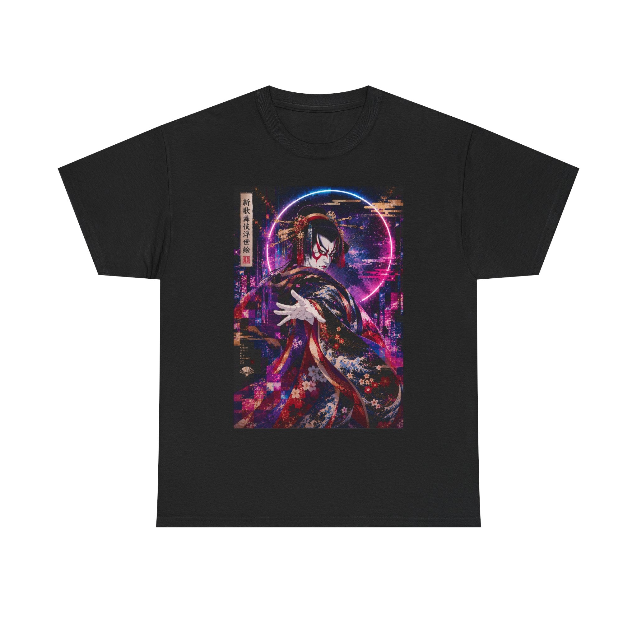 Anime Kimono Tee — Neon Samurai Aesthetic