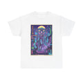 Geisha Cyberpunk T-Shirt — Neon Tokyo Night Graphic Tee - Japanese Streetwear T-Shirt | Tokyo Style X