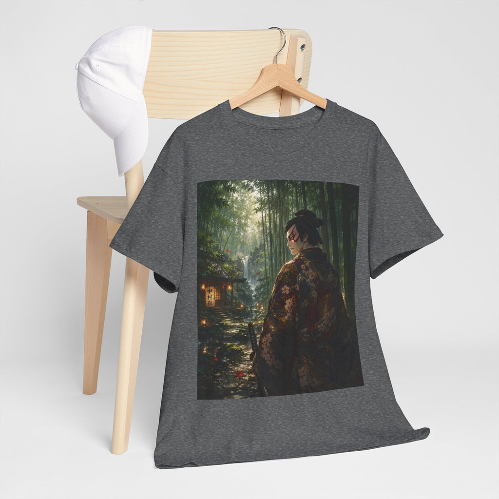 Japanese Geisha Forest Night T-Shirt