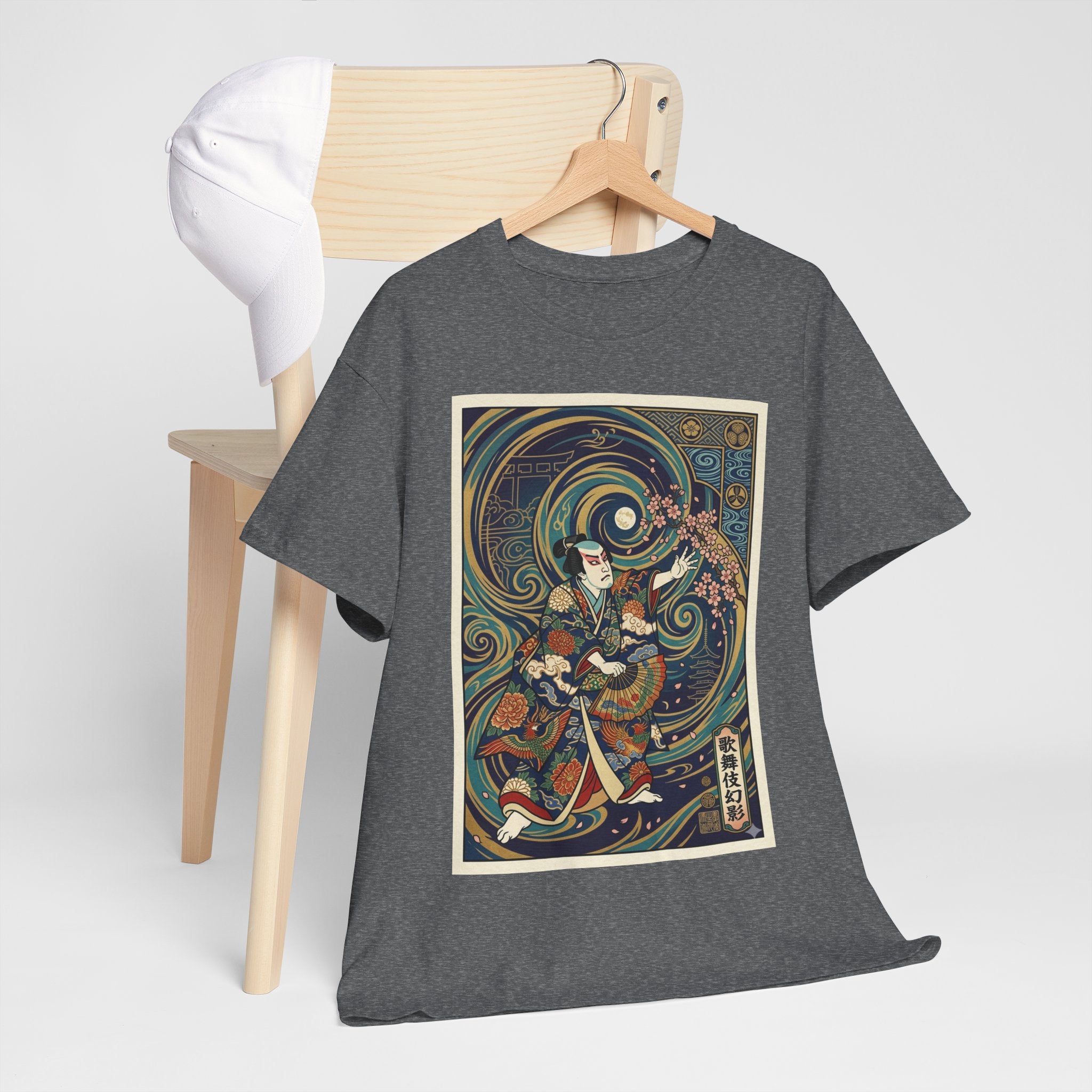Mythic Dancer Graphic Tee — Vintage Japanese Ukiyo-e Style