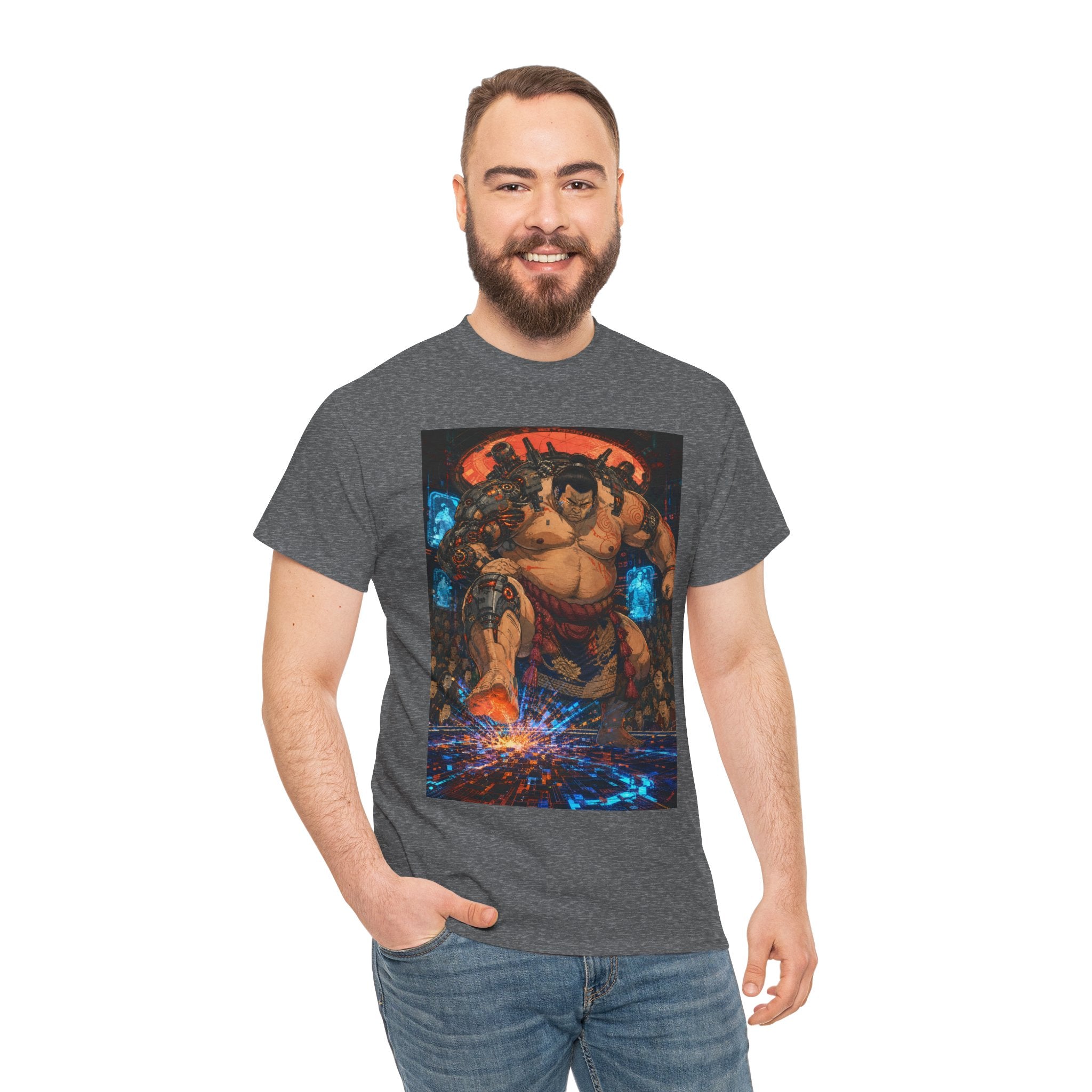 Sumo Warrior Graphic Tee — Mythic Fighting Spirit Shirt