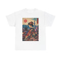 Japanese Geisha Sunset Tee — Vintage Ukiyo-e Kimono Art T-Shirt