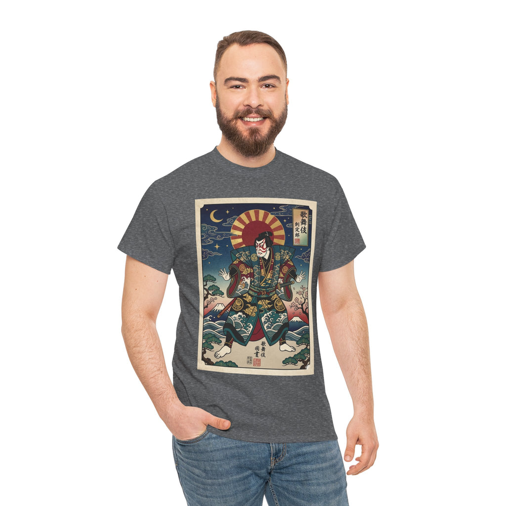 Samurai Ukiyo-e Art Tee – Vintage Japanese Warrior Graphic T-Shirt