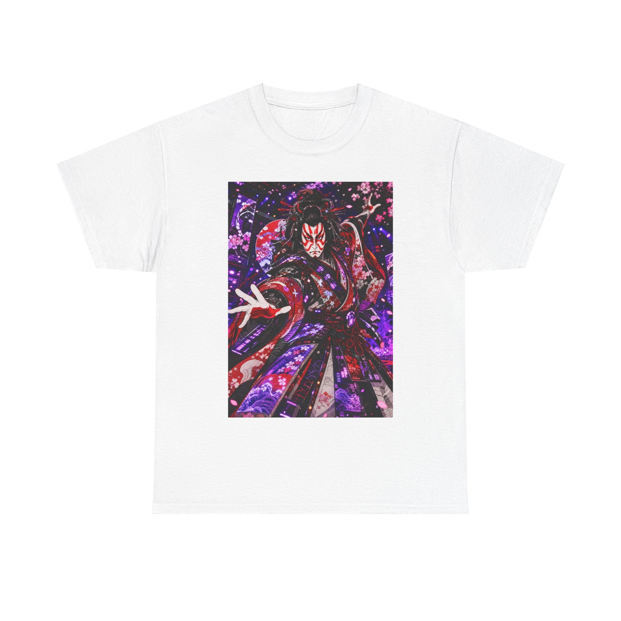 Demon Samurai Graphic Tee — Bold Anime Warrior T-Shirt