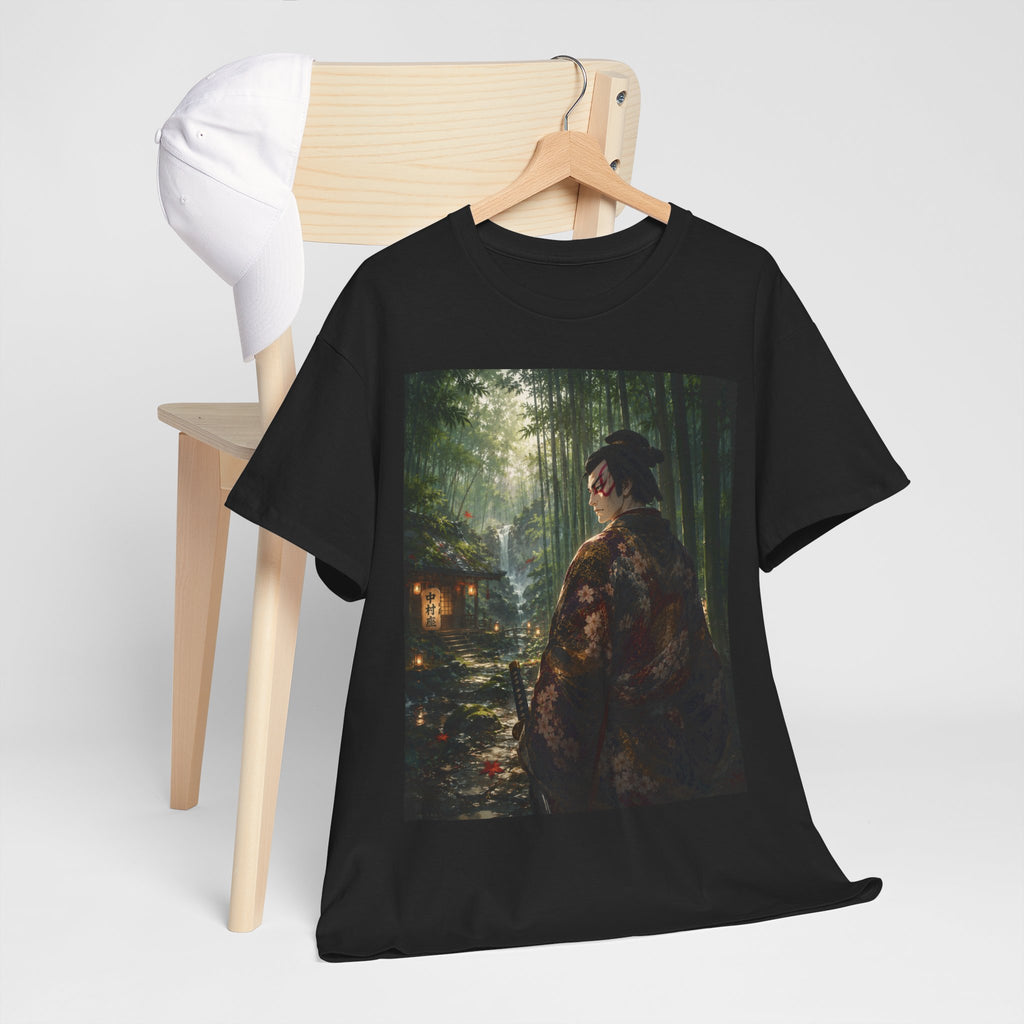 Japanese Geisha Forest Night T-Shirt