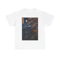 Moonlit Sakura Tee — Japanese Nightscape Graphic T-Shirt