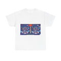 Graphic Tee — Neon Lotus Meditation Design (Japanese Text)