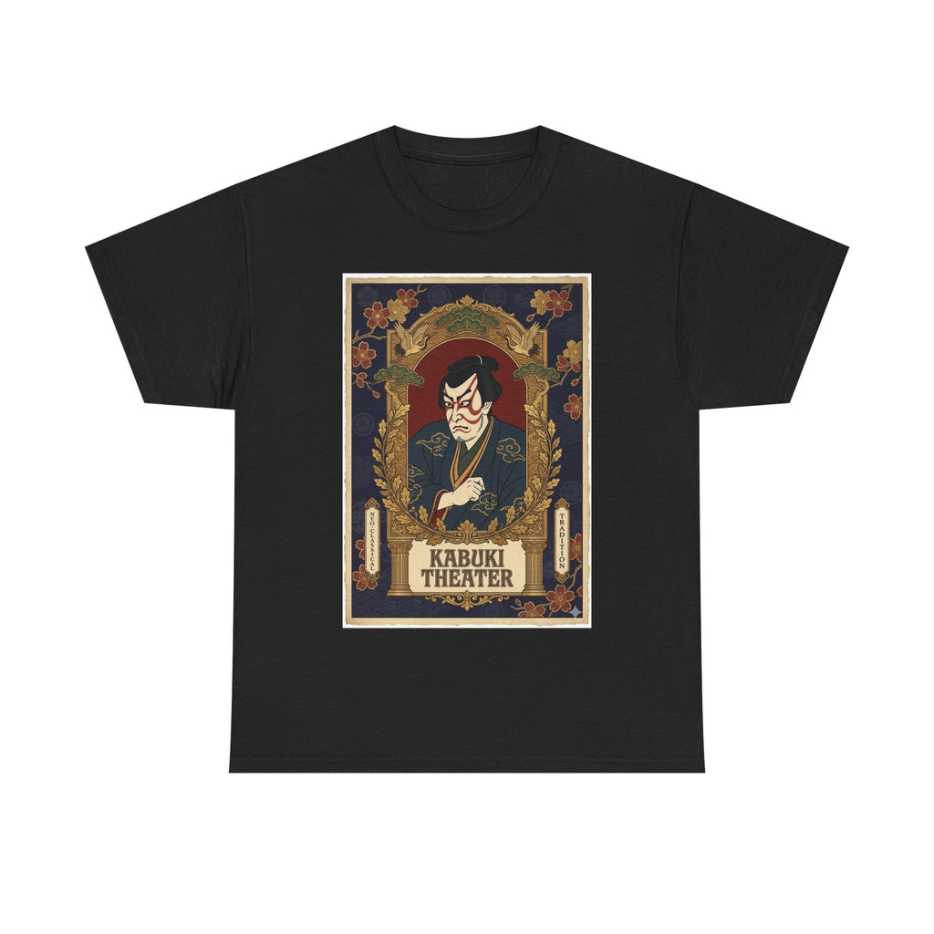 Kabuki Theater Graphic Tee – Vintage Japanese Theater Poster T-Shirt