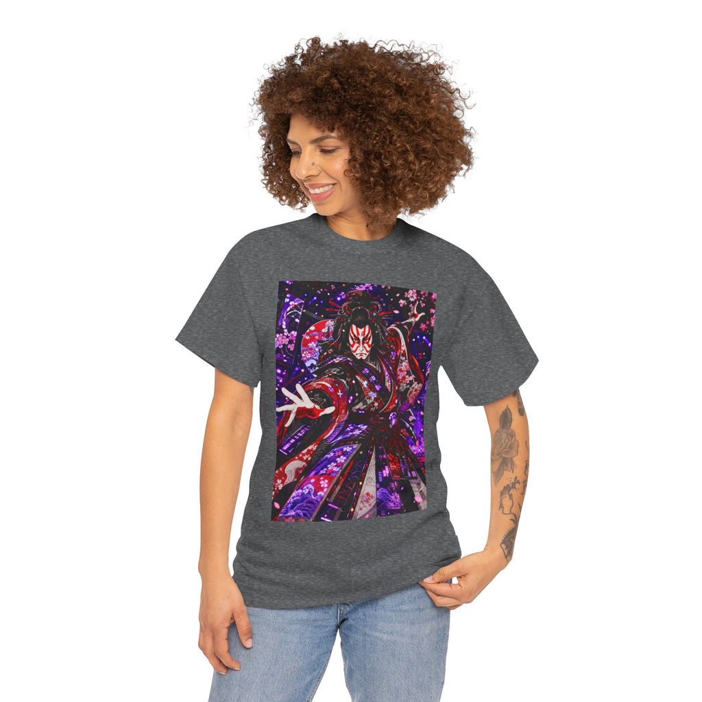 Demon Samurai Graphic Tee — Bold Anime Warrior T-Shirt