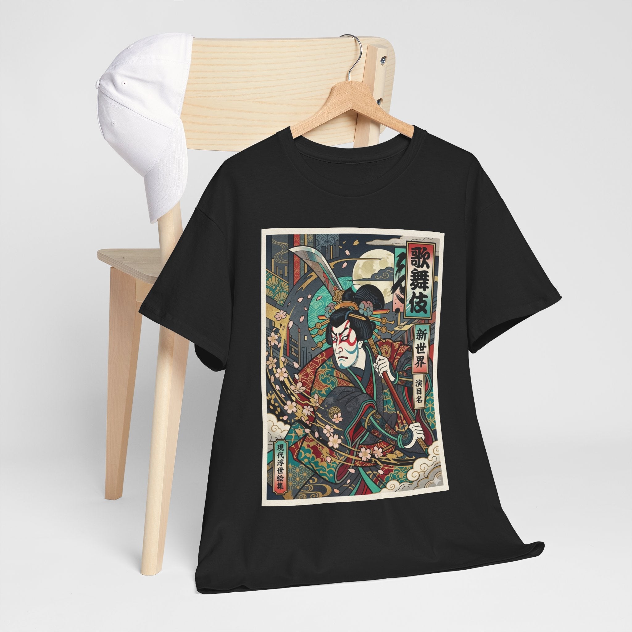 Samurai Ukiyo-e T-Shirt — Vintage Japanese Warrior Graphic Tee