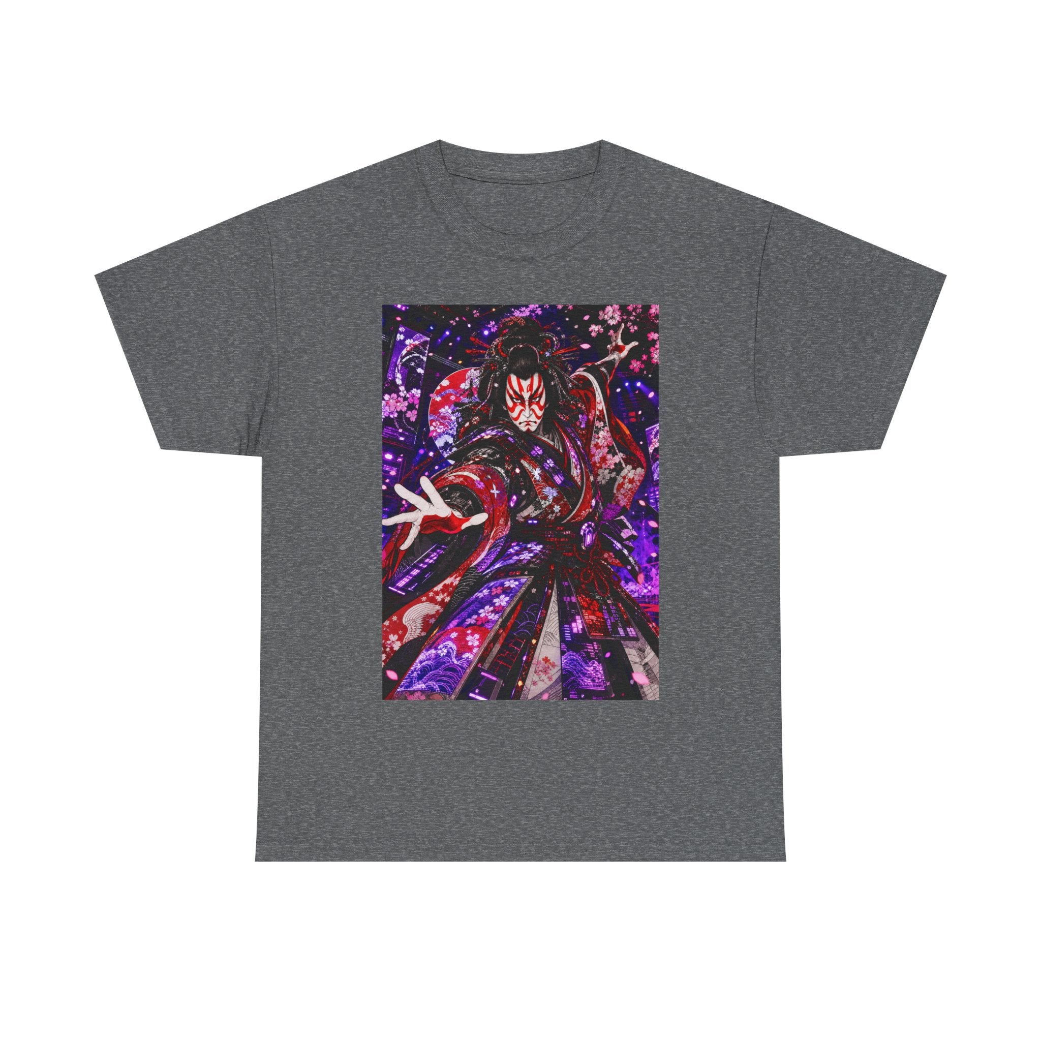 Demon Samurai Graphic Tee — Bold Anime Warrior T-Shirt