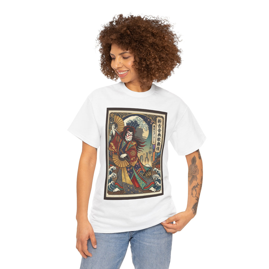Kabuki Warrior T-Shirt — Vintage Japanese Ukiyo-e Theater Art Tee