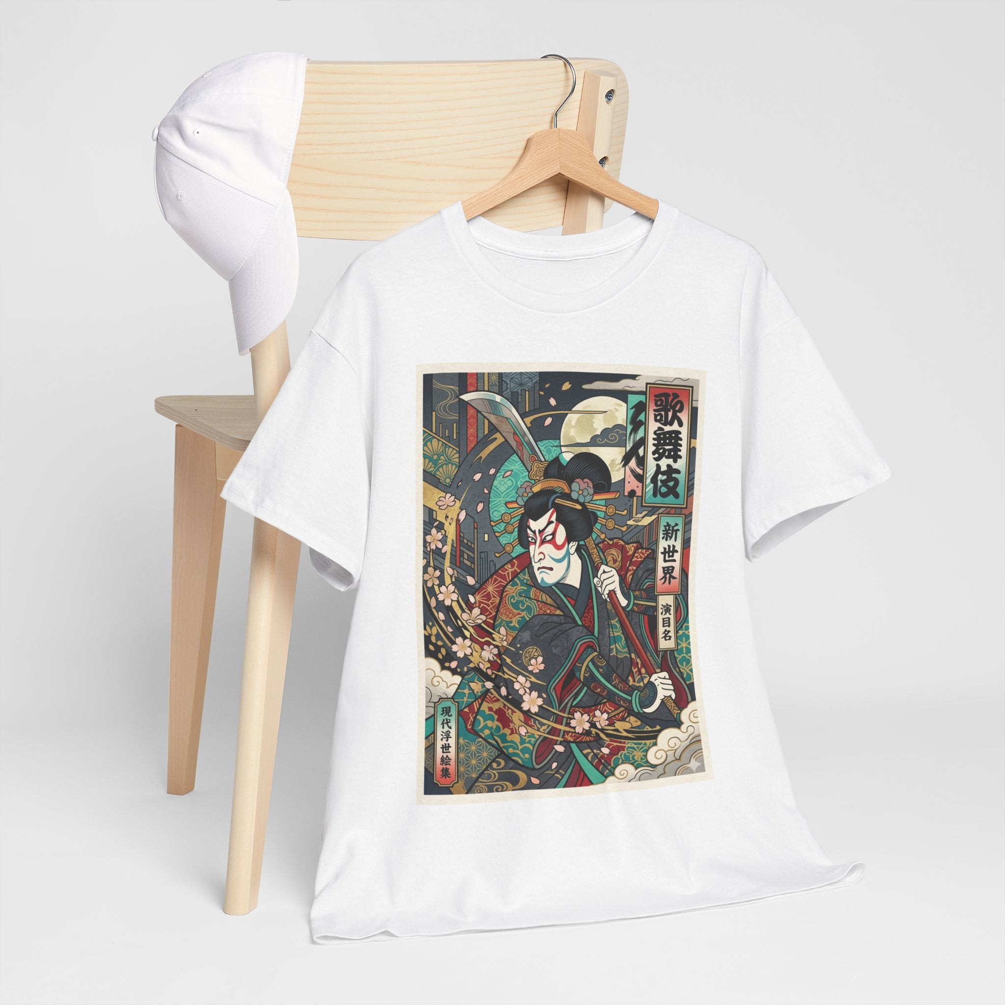 Samurai Ukiyo-e T-Shirt — Vintage Japanese Warrior Graphic Tee