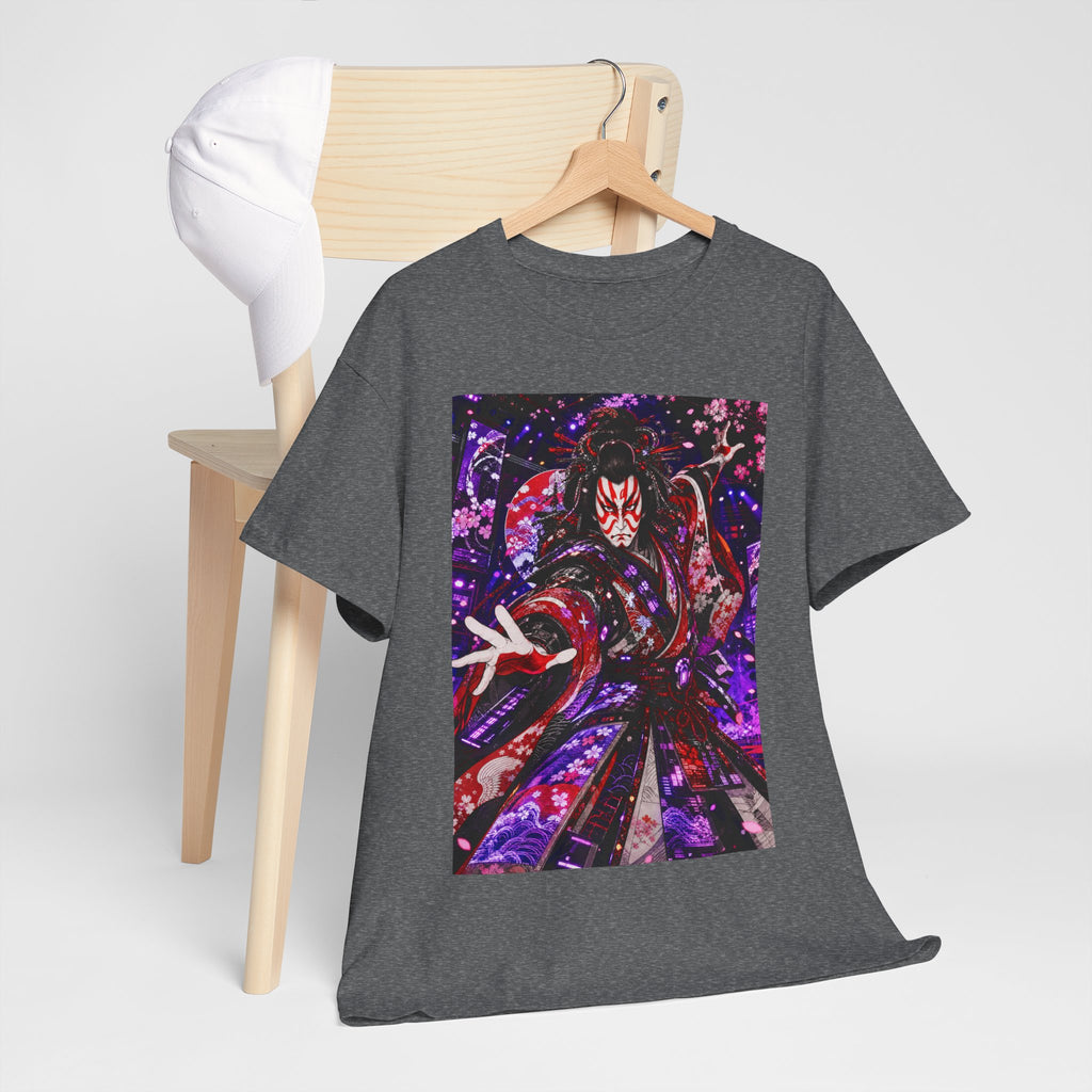 Demon Samurai Graphic Tee — Bold Anime Warrior T-Shirt