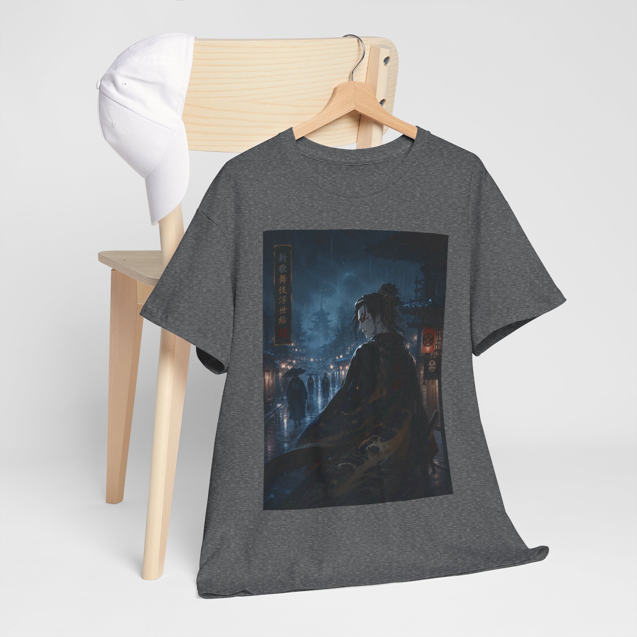 Dark Cityscape T-Shirt — Night Samurai Mystic Streetwear