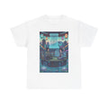 Cyber Tea House T‑Shirt — Neon Japanese Cafe Scene - Japanese Streetwear T-Shirt | Tokyo Style X