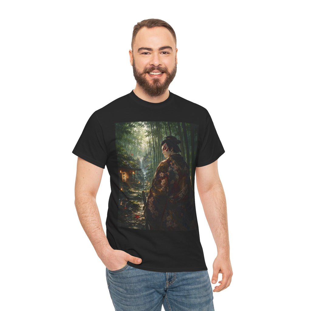 Japanese Geisha Forest Night T-Shirt