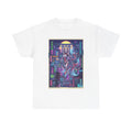 Cyberpunk Kitsune T-Shirt — Neon Futuristic Fox Spirit Graphic Tee - Japanese Streetwear T-Shirt | Tokyo Style X
