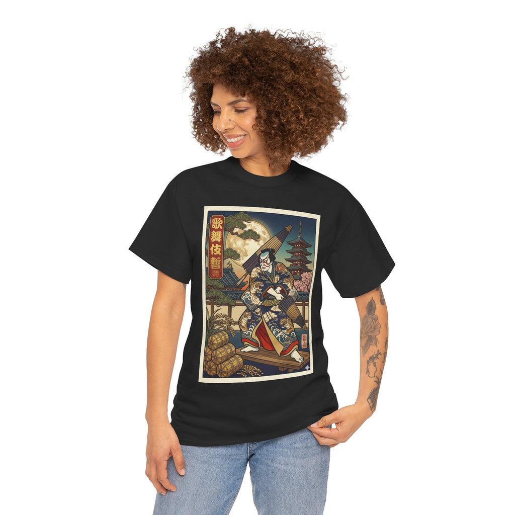 Samurai Ukiyo-e Graphic Tee — Vintage Japanese Warrior Art T-Shirt