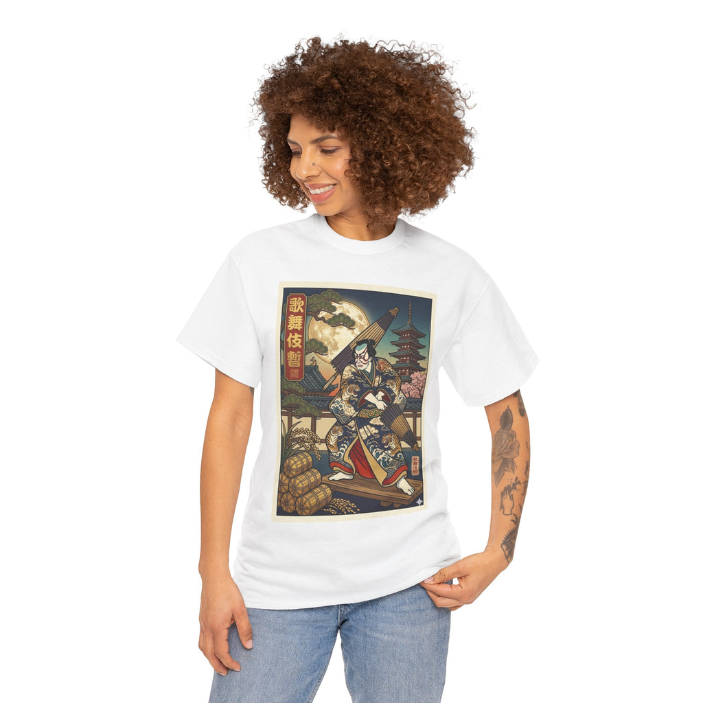 Samurai Ukiyo-e Graphic Tee — Vintage Japanese Warrior Art T-Shirt