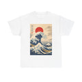 Wave and Red Sun T-Shirt — Vintage Japanese Great Wave Graphic Tee