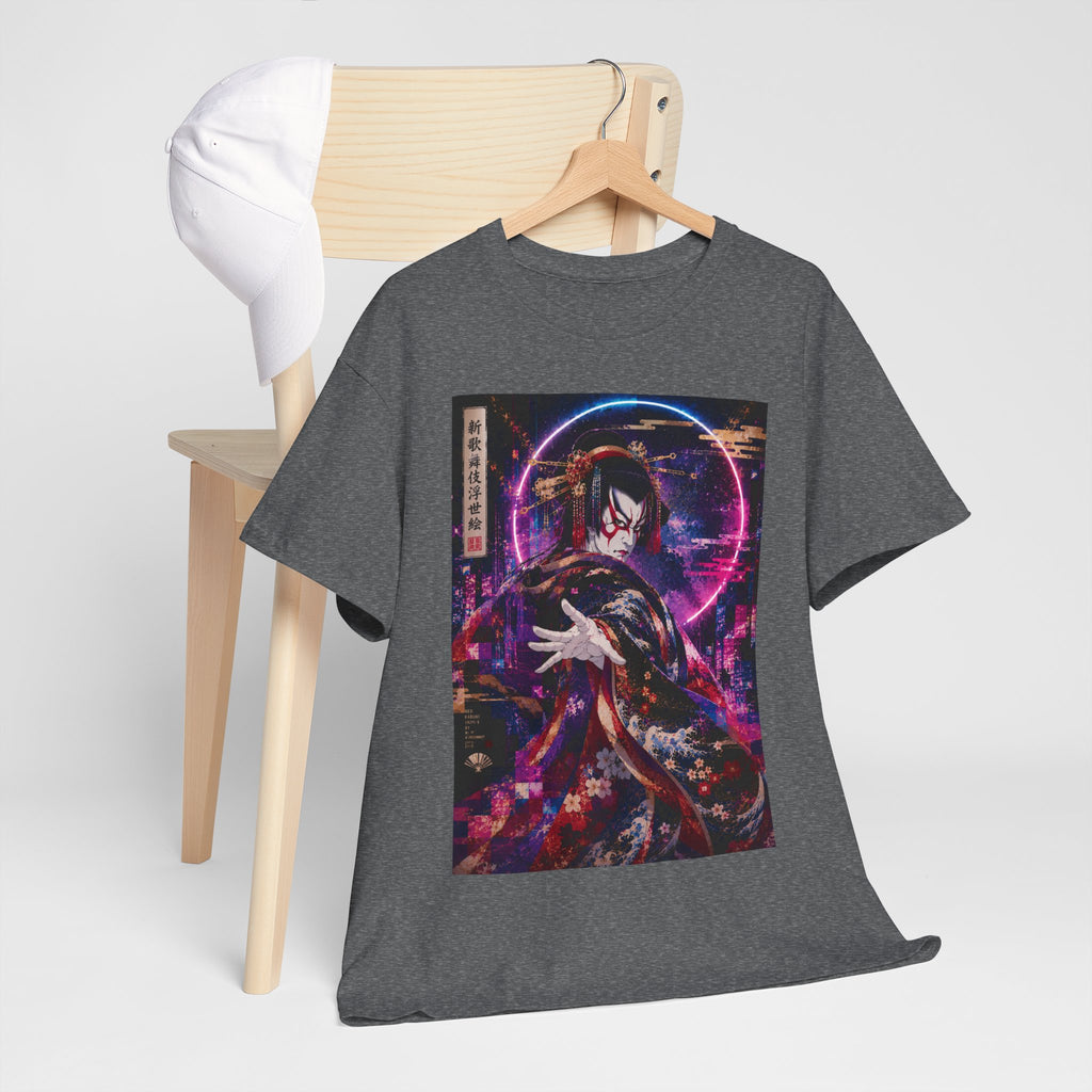 Anime Kimono Tee — Neon Samurai Aesthetic