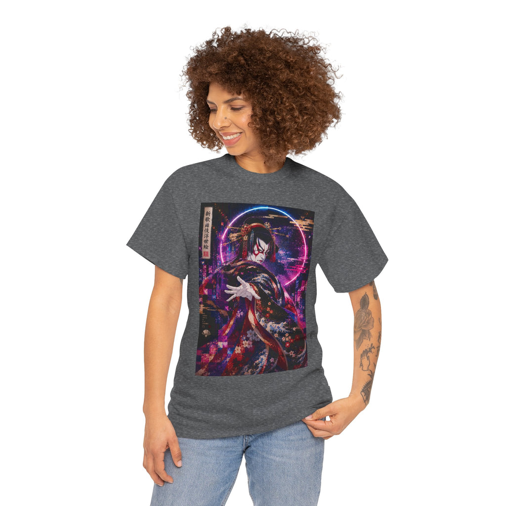 Anime Kimono Tee — Neon Samurai Aesthetic