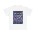 Samurai Neon Cyberpunk T-Shirt — Retro Japanese Rider Graphic Tee - Japanese Streetwear T-Shirt | Tokyo Style X