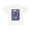 Cyberpunk Samurai T-Shirt — Neon Futuristic Japan Graphic Tee - Japanese Streetwear T-Shirt | Tokyo Style X
