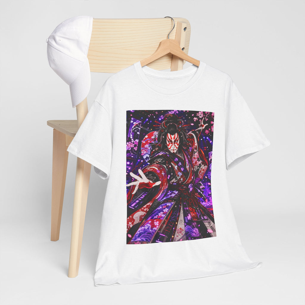 Demon Samurai Graphic Tee — Bold Anime Warrior T-Shirt
