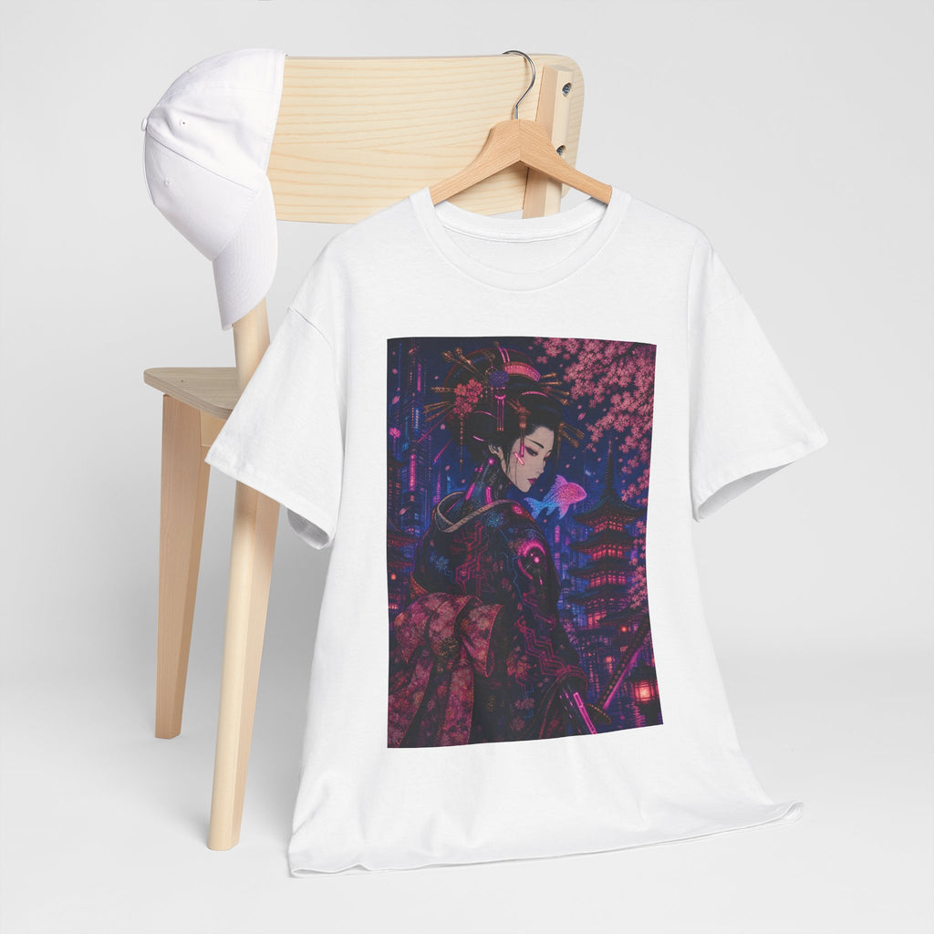 Anime Cyberpunk Geisha T-Shirt