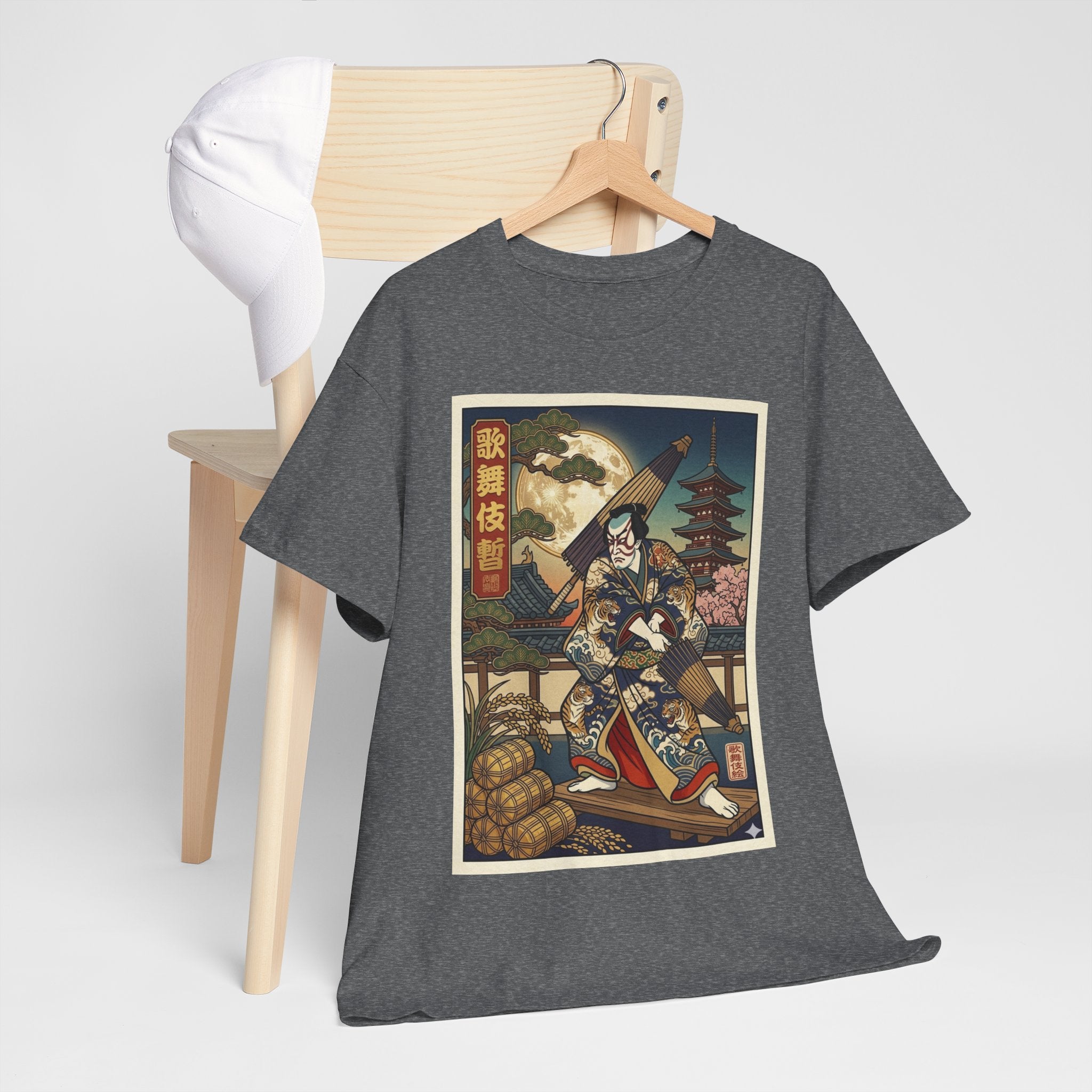 Samurai Ukiyo-e Graphic Tee — Vintage Japanese Warrior Art T-Shirt