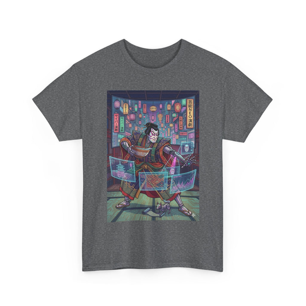 Cyberpunk DJ T-Shirt — Neon Night Street Mix Graphic Tee - Japanese Streetwear T-Shirt | Tokyo Style X
