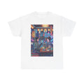Cyberpunk Ramen Date T‑Shirt — Neon Night City Anime Streetwear - Japanese Streetwear T-Shirt | Tokyo Style X